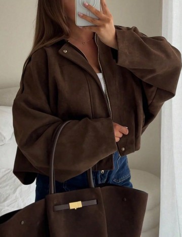 Jachetă Shein, maro