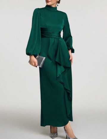 Rochie midi Shein, verde