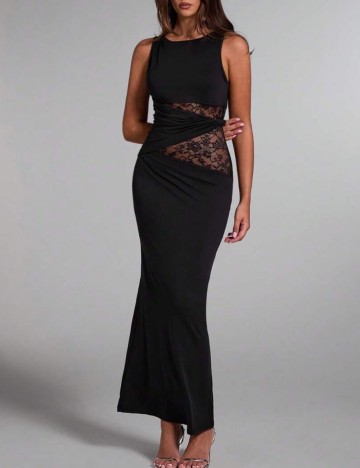 Rochie maxi Shein BAE, negru