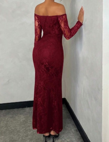 Rochie midi Shein, vișiniu