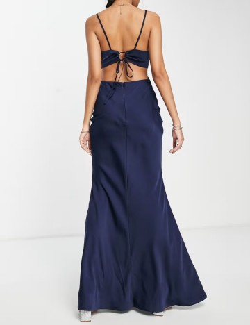 Rochie maxi ASOS, albastru