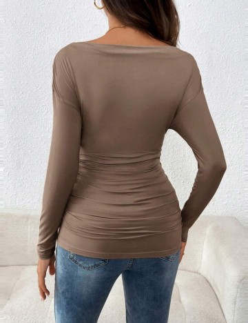 Bluză Shein, maro