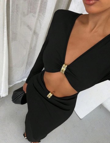 Rochie maxi Shein, negru