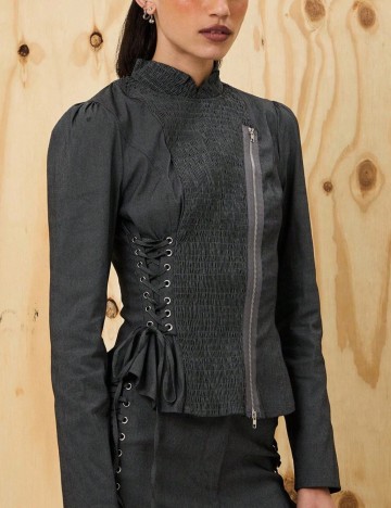 Cămașă Shein, gri