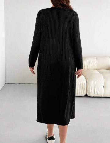Rochie midi Shein Curve+, negru