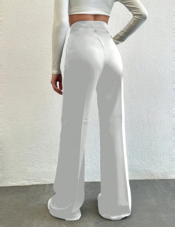 Pantaloni Shein, alb