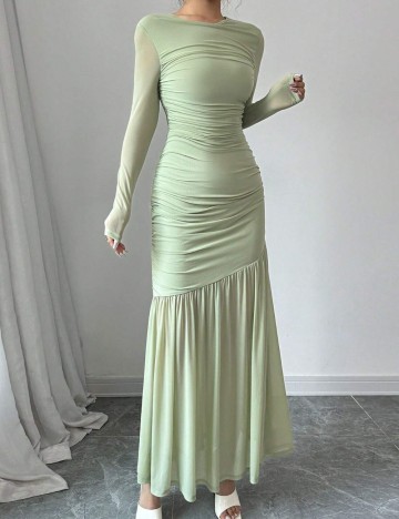 Rochie maxi Shein, verde