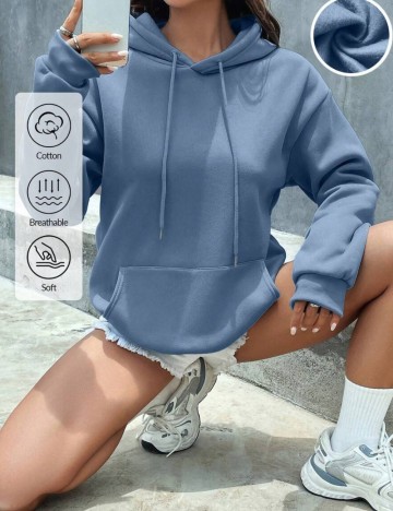 Hanorac Shein, albastru