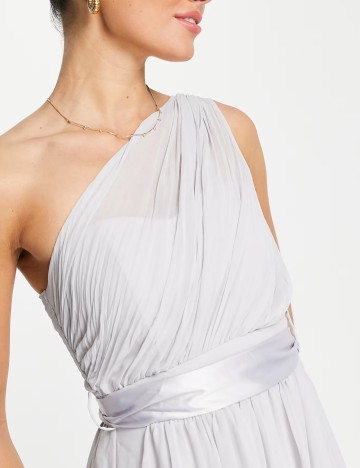 Rochie maxi Little Mistress, gri