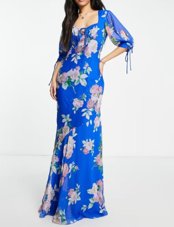 Rochie maxi ASOS, mix culori
