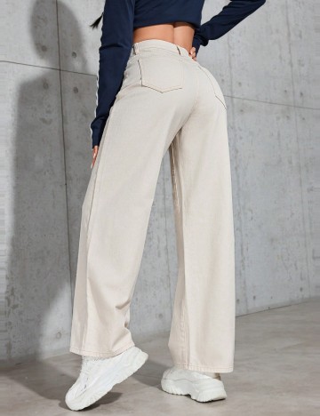 Pantaloni Shein, bej