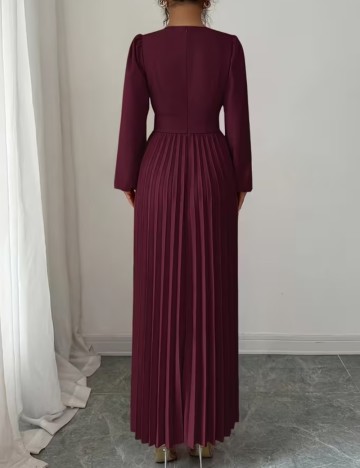 Rochie midi Shein, vișiniu