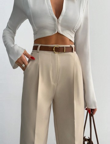 Pantaloni Shein, bej