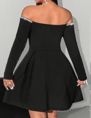 Rochie mini Shein Curve+, negru