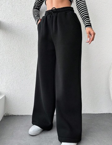 Pantaloni de trening Shein, negru