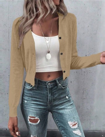 Cardigan Shein, bej