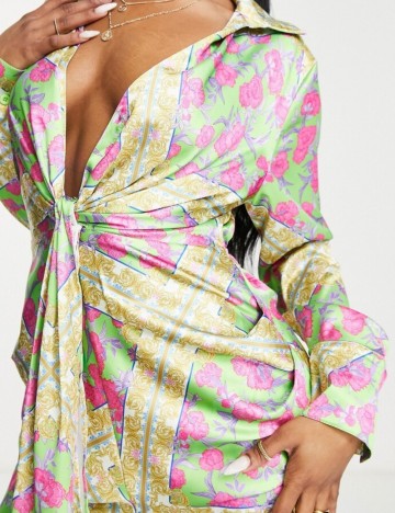 Rochie mini Ei8th Hour, mix culori