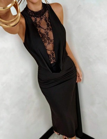 Rochie maxi Shein, negru