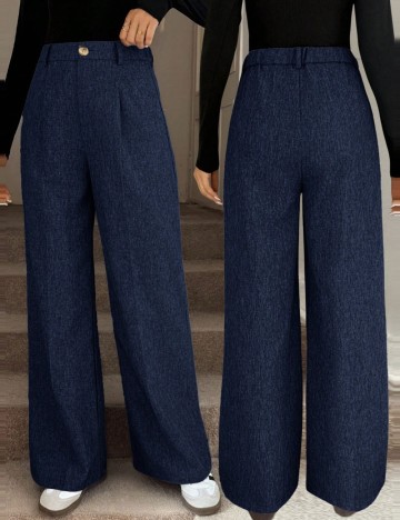 Pantaloni Shein, albastru