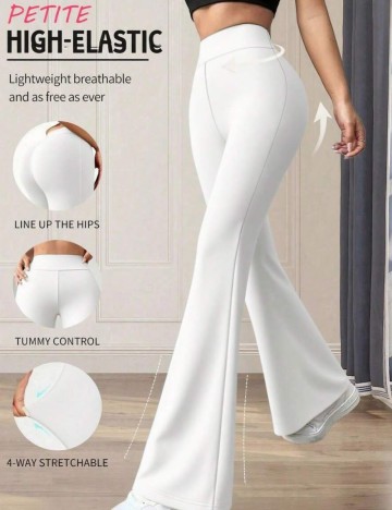 Pantaloni Shein, alb