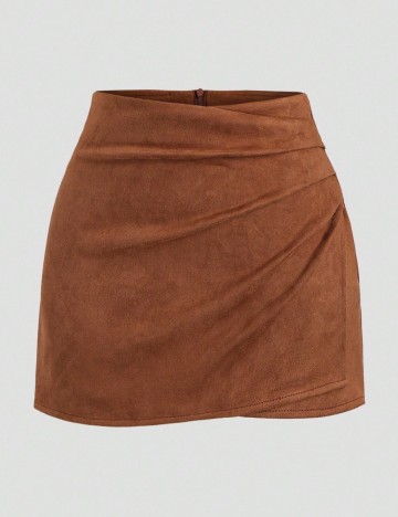 Fustă mini Shein, maro