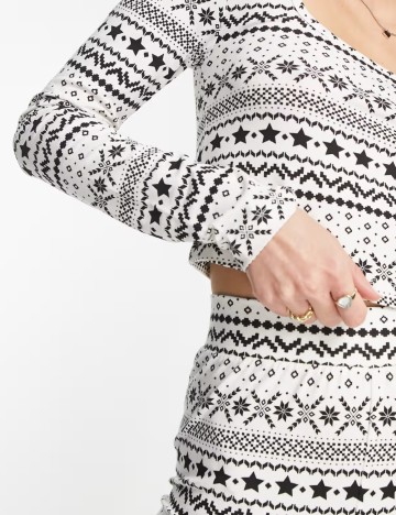 Compleu pijamale ASOS, mix culori