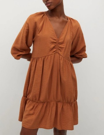 Rochie mini Mango, maro