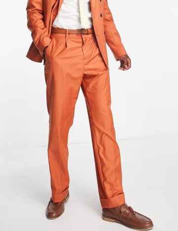 Pantaloni HARRY BROWN, cărămiziu