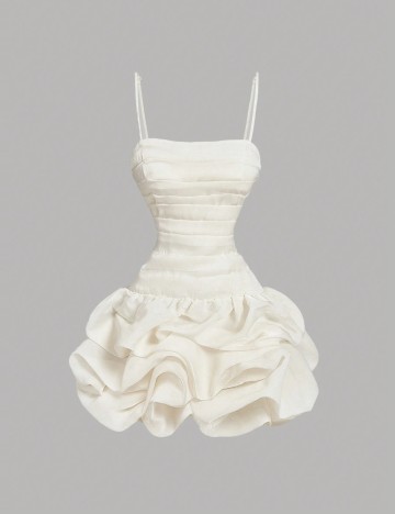 Rochie mini Shein, crem