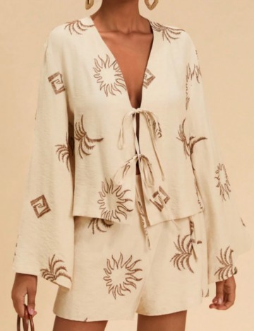 Cămașă Shein, crem