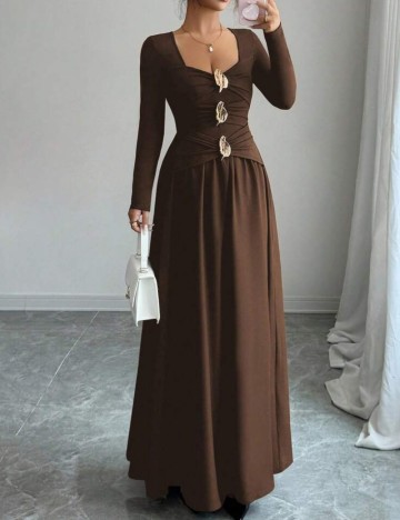 Rochie maxi Shein, maro