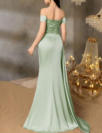 Rochie de ocazie Shein, verde