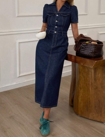 Rochie de blugi Shein DAZY, alb