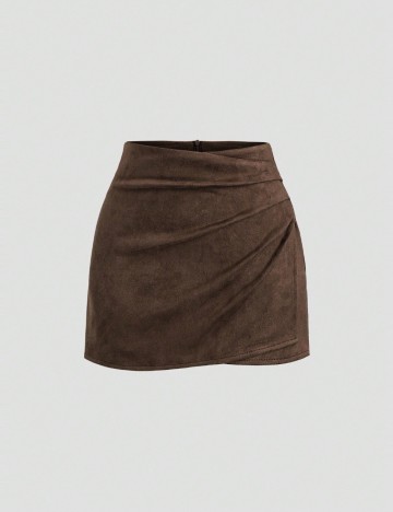 Fustă mini Shein, maro