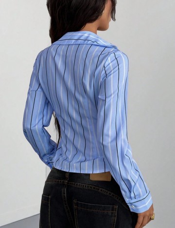 Cămașă Shein, albastru