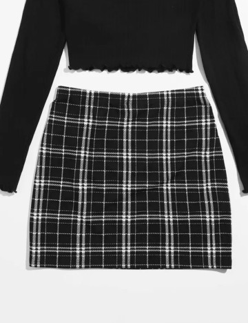 Fustă mini Shein, mix culori