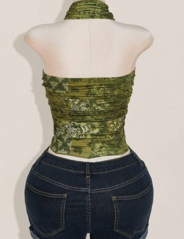 Top Shein, verde
