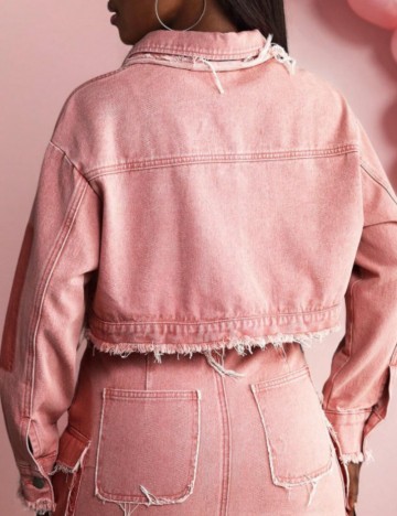 Jachetă De Blugi Shein, roz