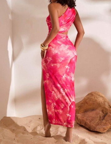 Rochie maxi Shein, mix culori