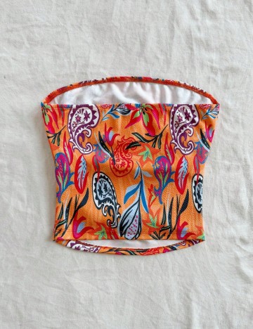 Top Shein, portocaliu