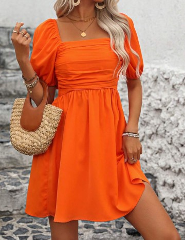 Rochie mini Shein, portocaliu