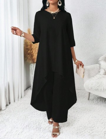 Compleu Shein Curve+, negru