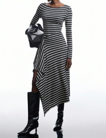 Rochie midi Shein, mix culori