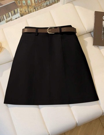 Fustă mini Shein, negru