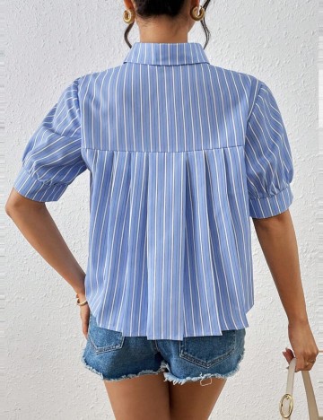 Cămașă Shein, albastru
