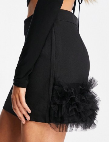 Fustă mini IN THE STYLE, negru