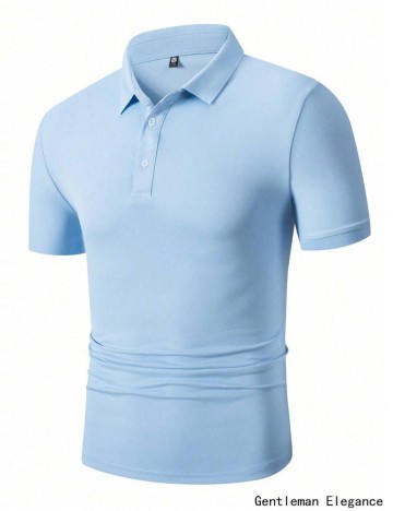 Tricou polo Shein, albastru