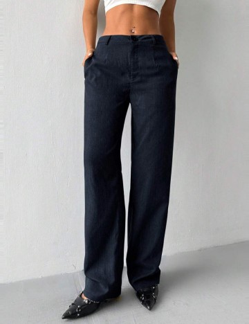 Pantaloni Shein, albastru