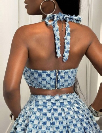 Top Shein, mix culori