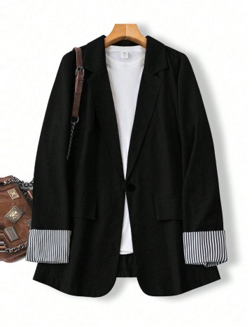 Sacou Shein Curve+, negru